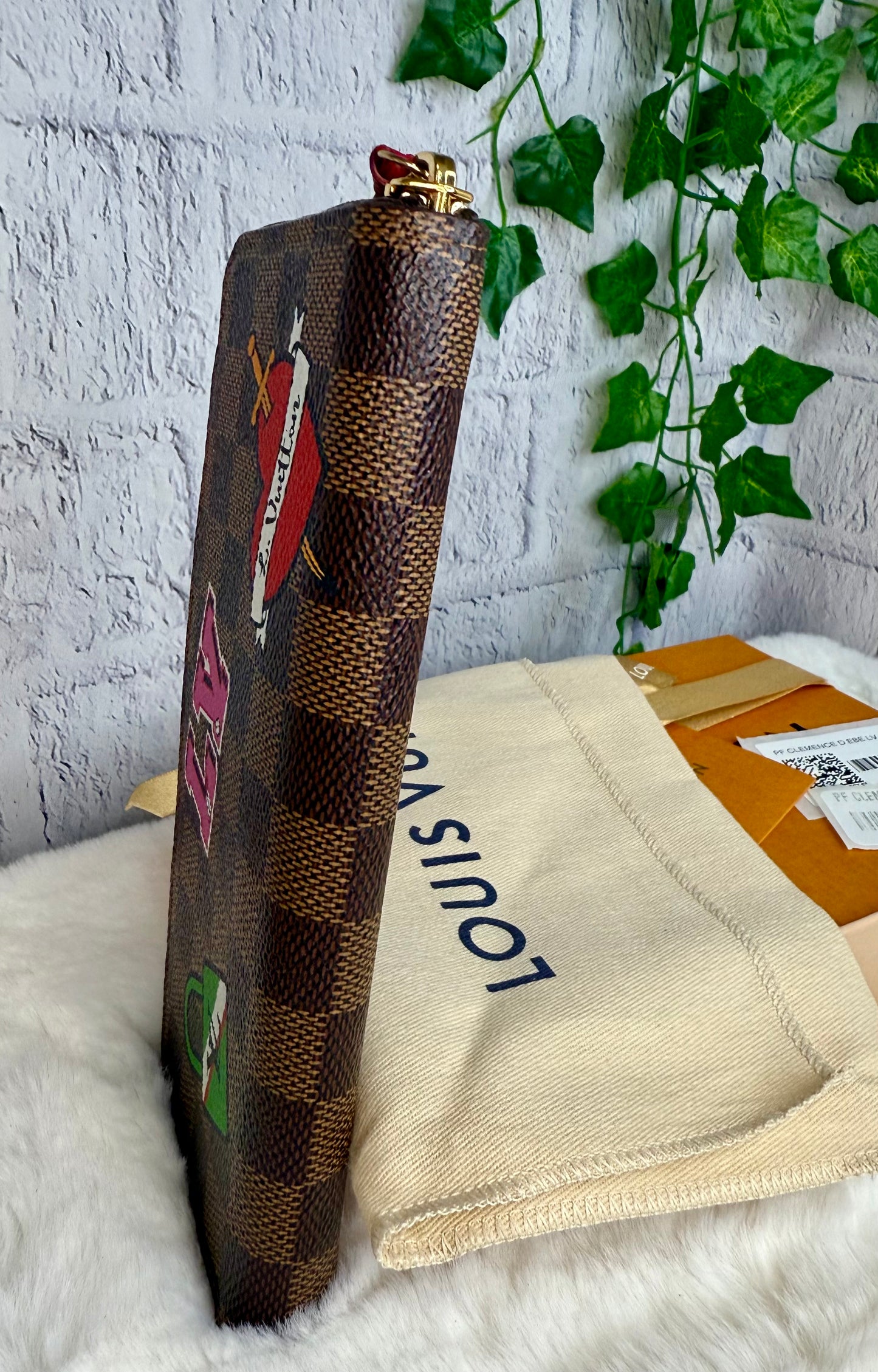 Louis Vuitton Limited Edition Clemence Patches Wallet