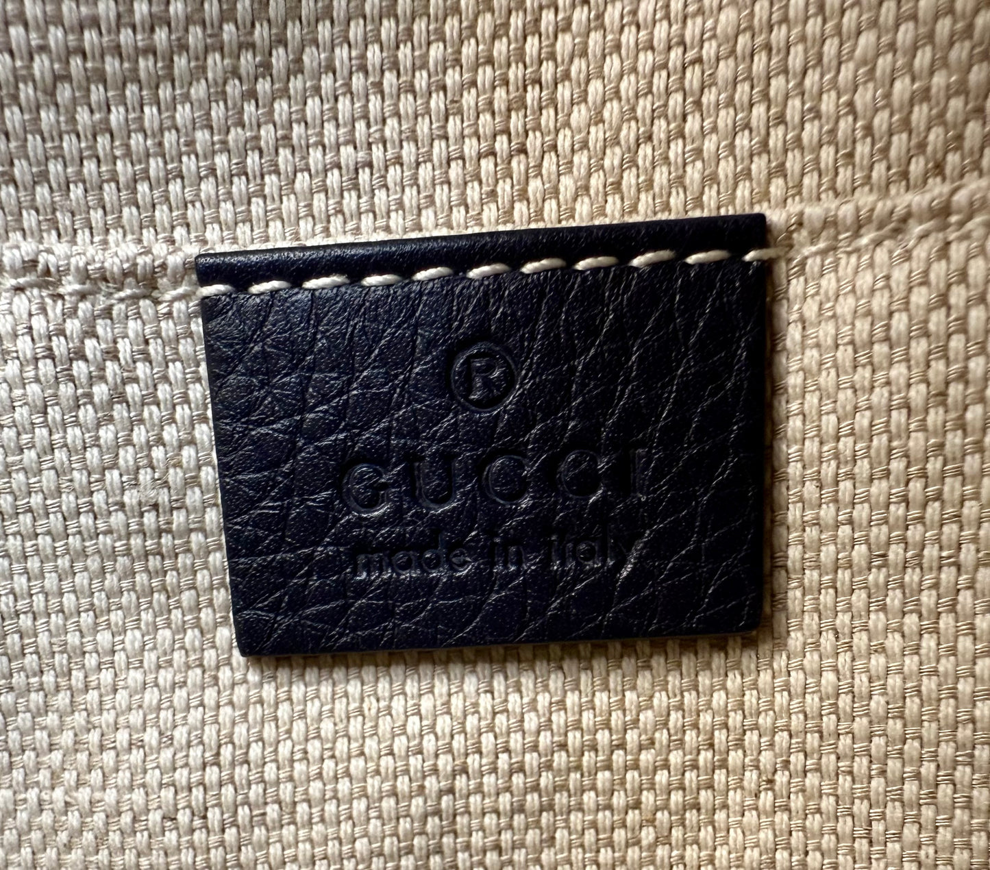 Gucci Soho Disco Dark Navy Leather Bag NWT