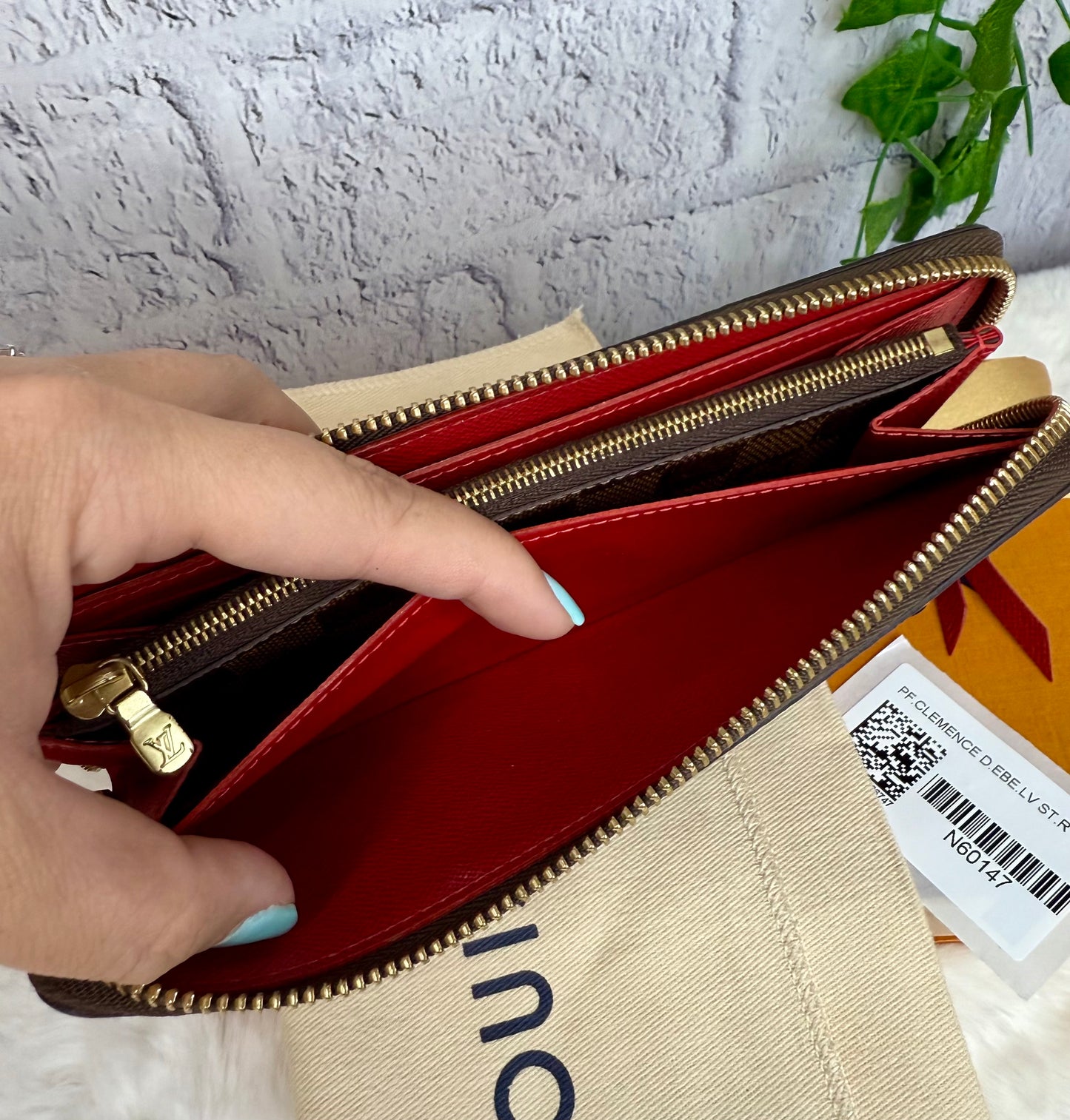 Louis Vuitton Limited Edition Clemence Patches Wallet