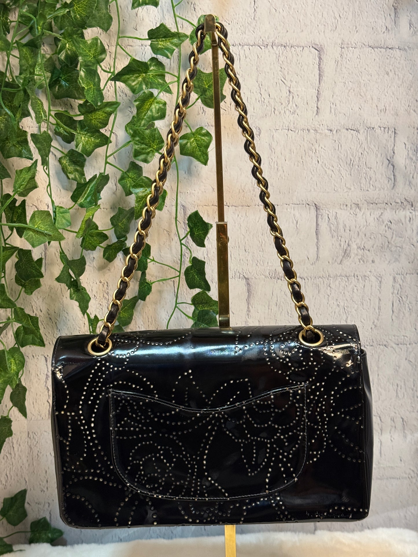 Vintage Chanel Perforated Camellia