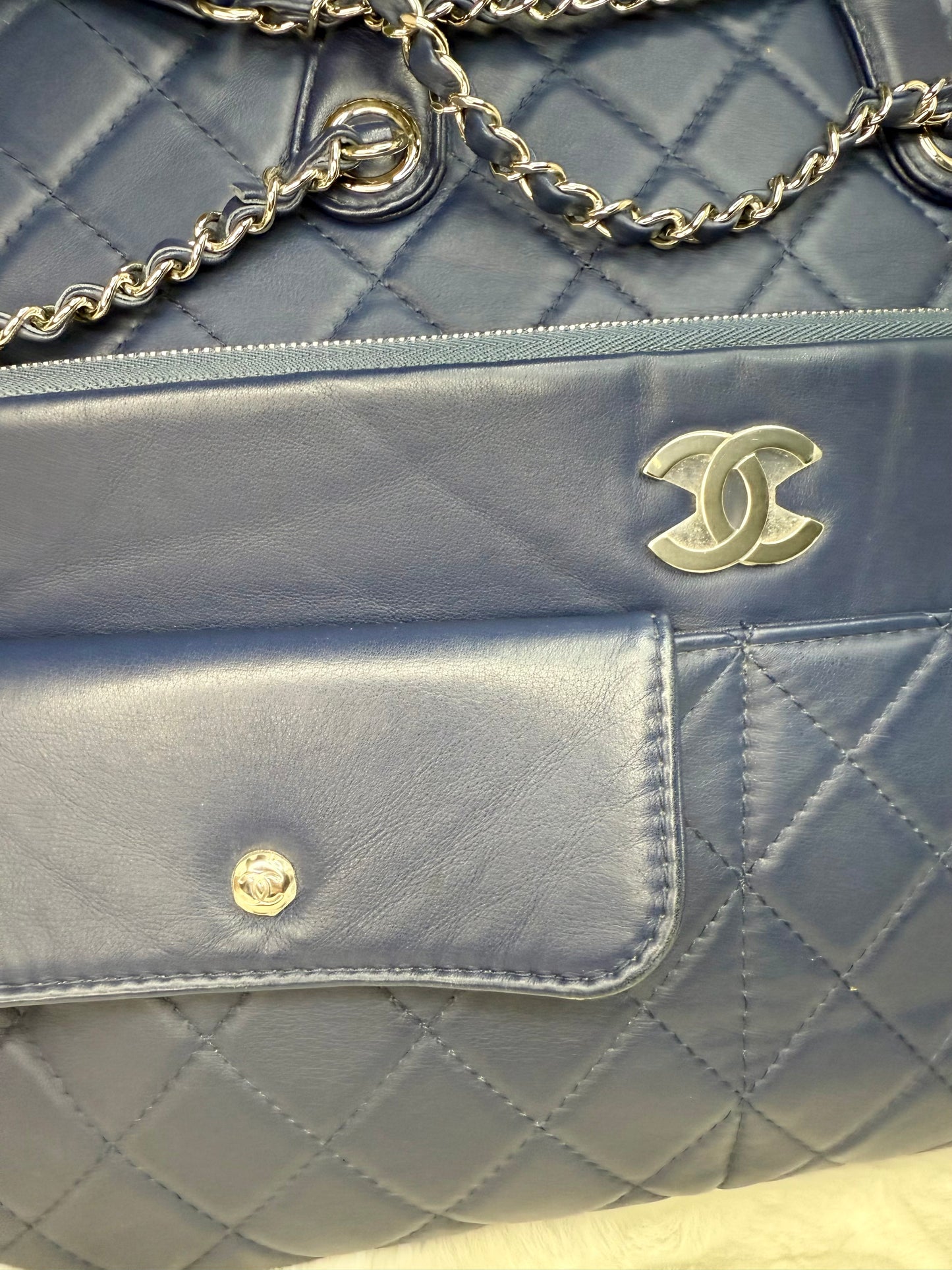 Chanel Calfskin Ultra Pocket Shopping Tote