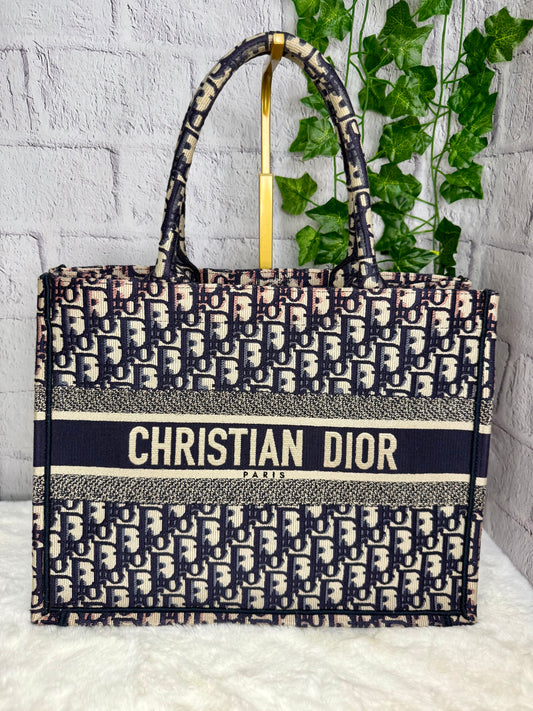 Christian DIOR Jaquard Oblique Book Tote - Medium
