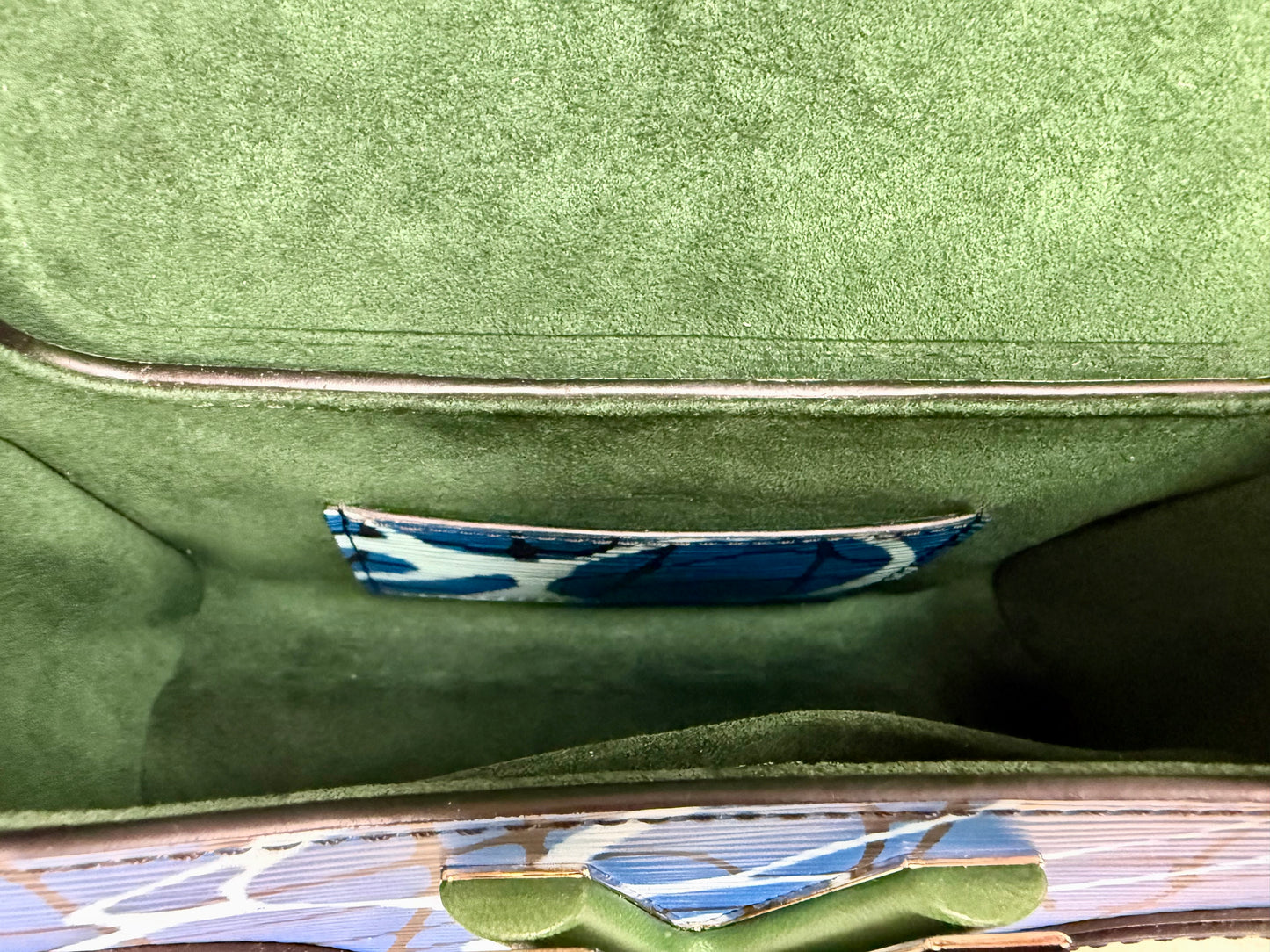 Louis Vuitton Limited Edition Epi Aqua Twist PM