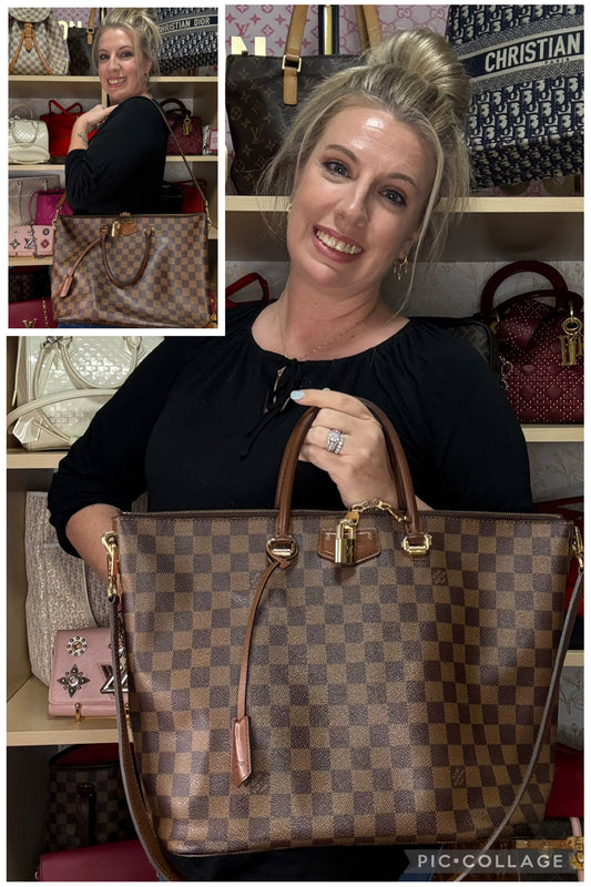 Louis Vuitton Damier Ebene Belmont Zip Tote