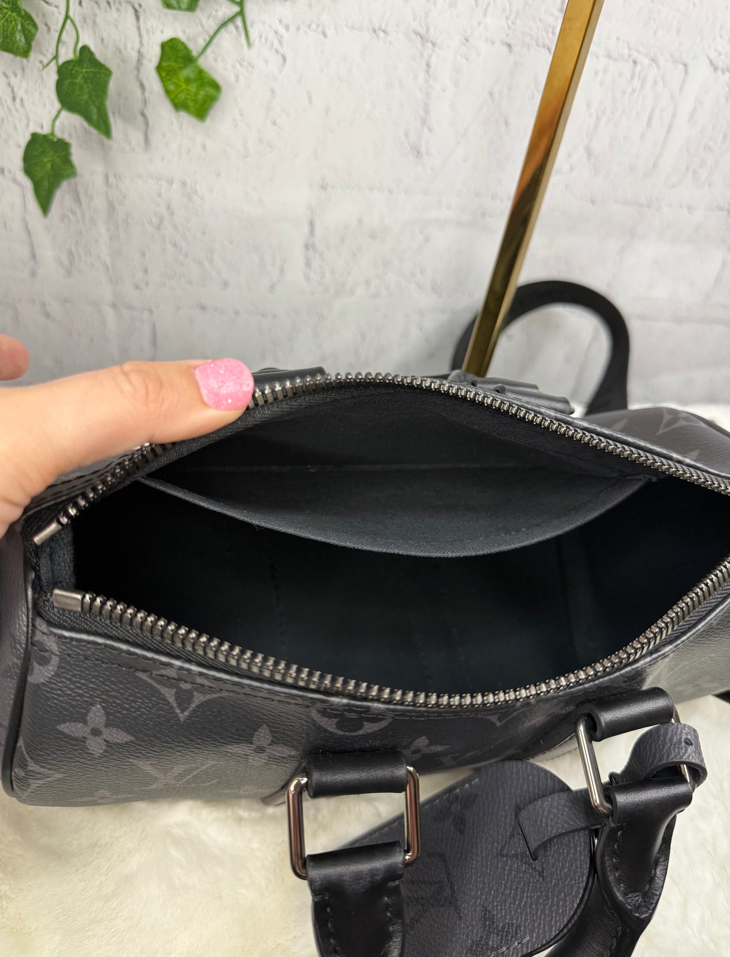 Louis Vuitton Keepall Bandouliere 25 Reverse Eclipse Monogram