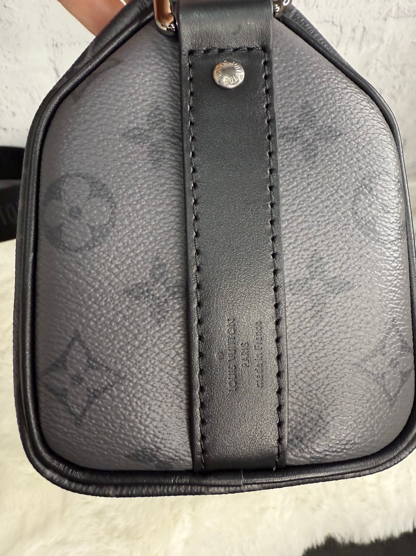 Louis Vuitton Keepall Bandouliere 25 Reverse Eclipse Monogram