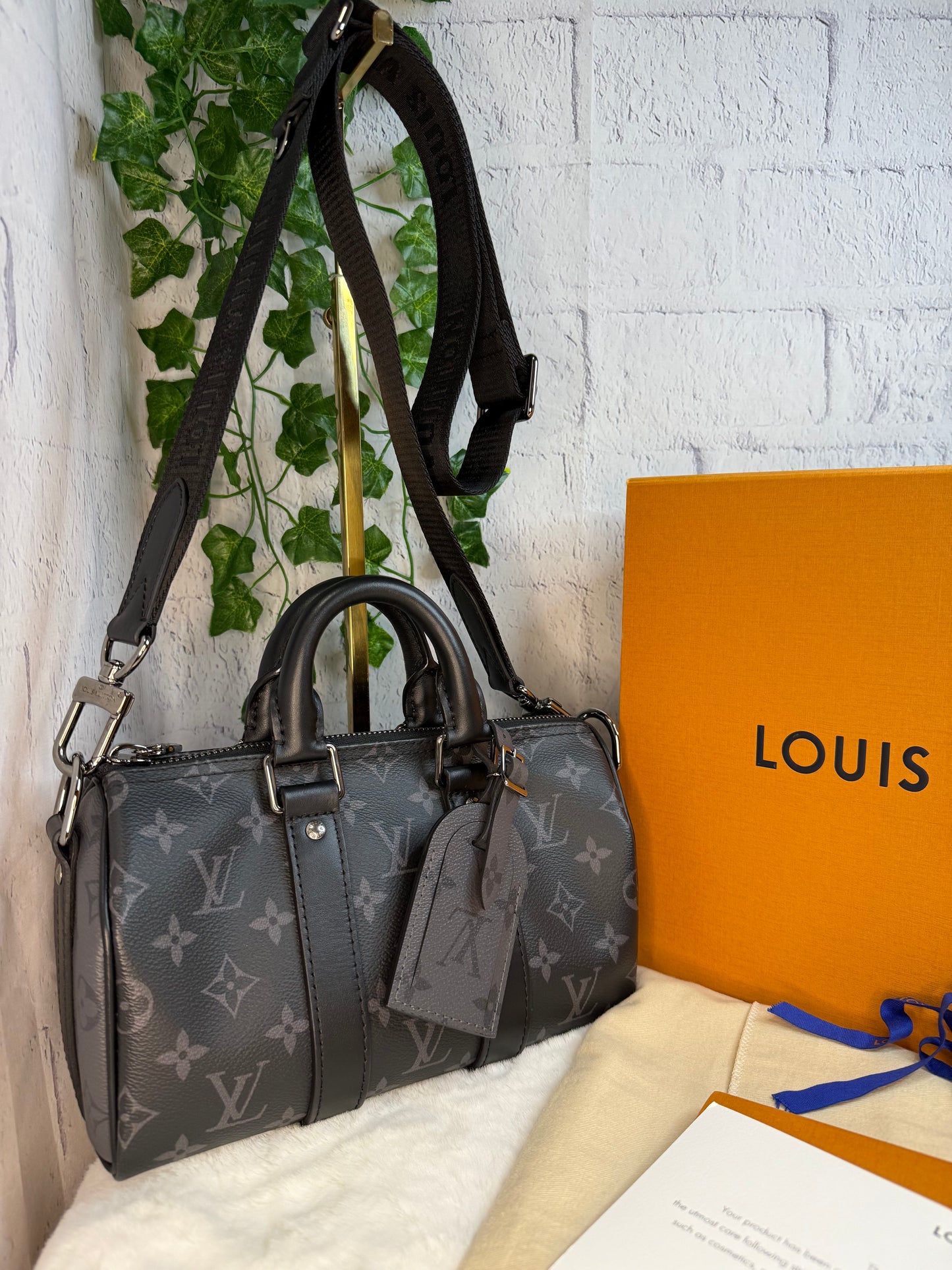 Louis Vuitton Keepall Bandouliere 25 Reverse Eclipse Monogram