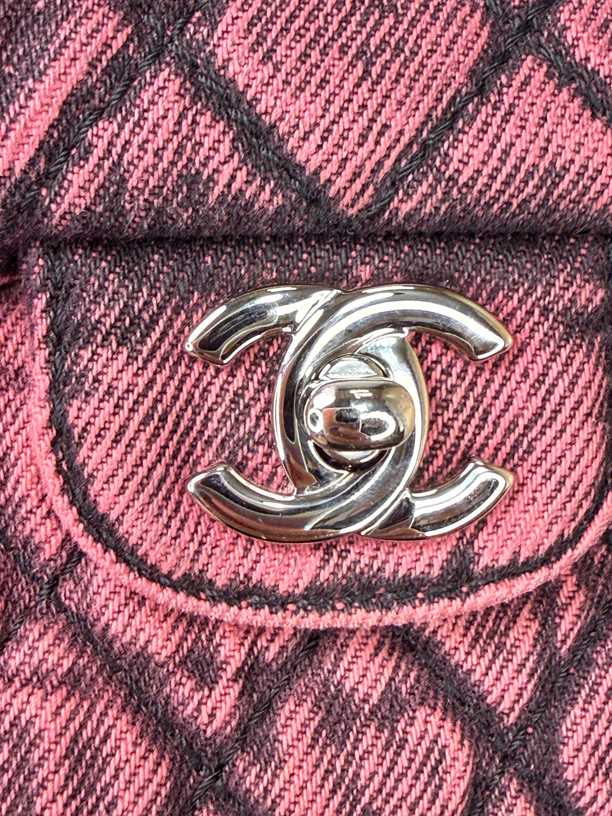 Chanel Denimpressions Small Flap Bag (Pink Washed) - Excellent/Like New