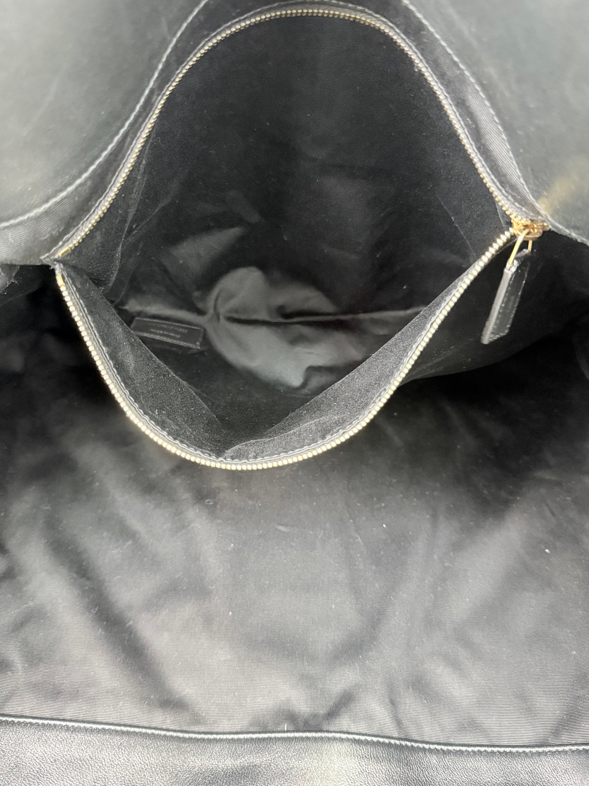 Saint Laurent iCare Maxi Tote (Black Lambskin) - Like New