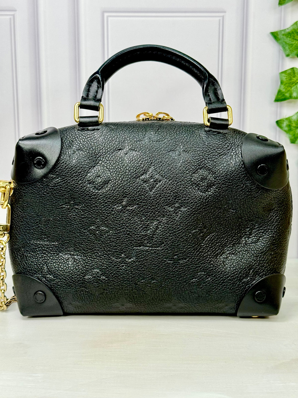 Louis Vuitton Empreinte Petit Malle Souple (Black) - Excellent