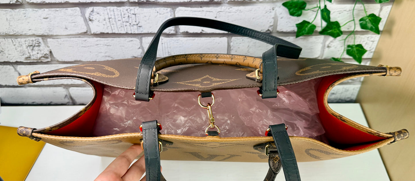 Louis Vuitton On The Go GM (Monogram Reverse)