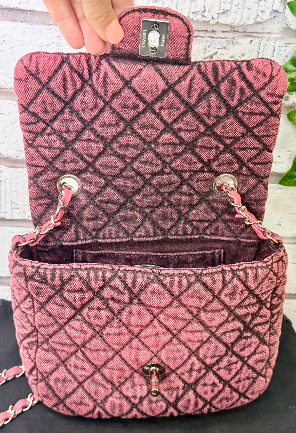 Chanel Denimpressions Small Flap Bag (Pink Washed) - Excellent/Like New