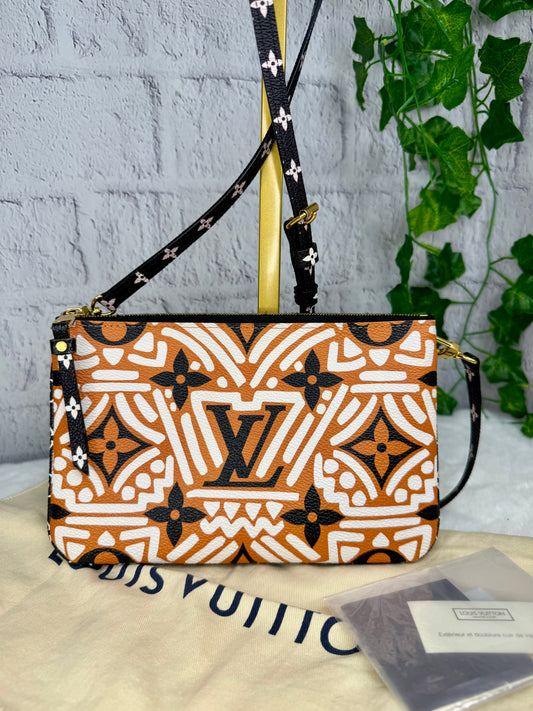 Louis Vuitton Limited Edition Crafty Double Zip Pochette