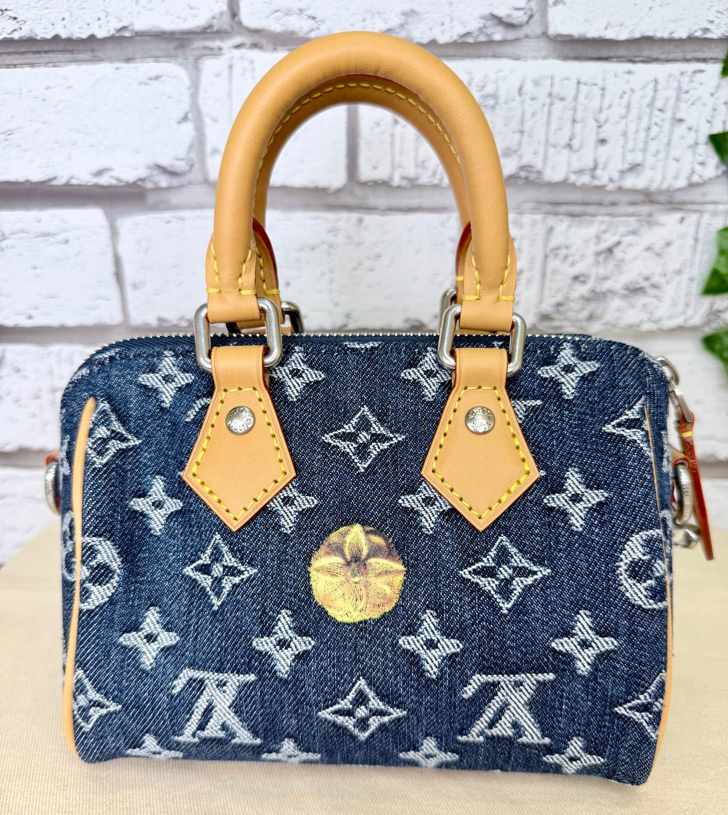Louis Vuitton Speedy 18 Bandouliere (Denim Monogram Heritage) - New