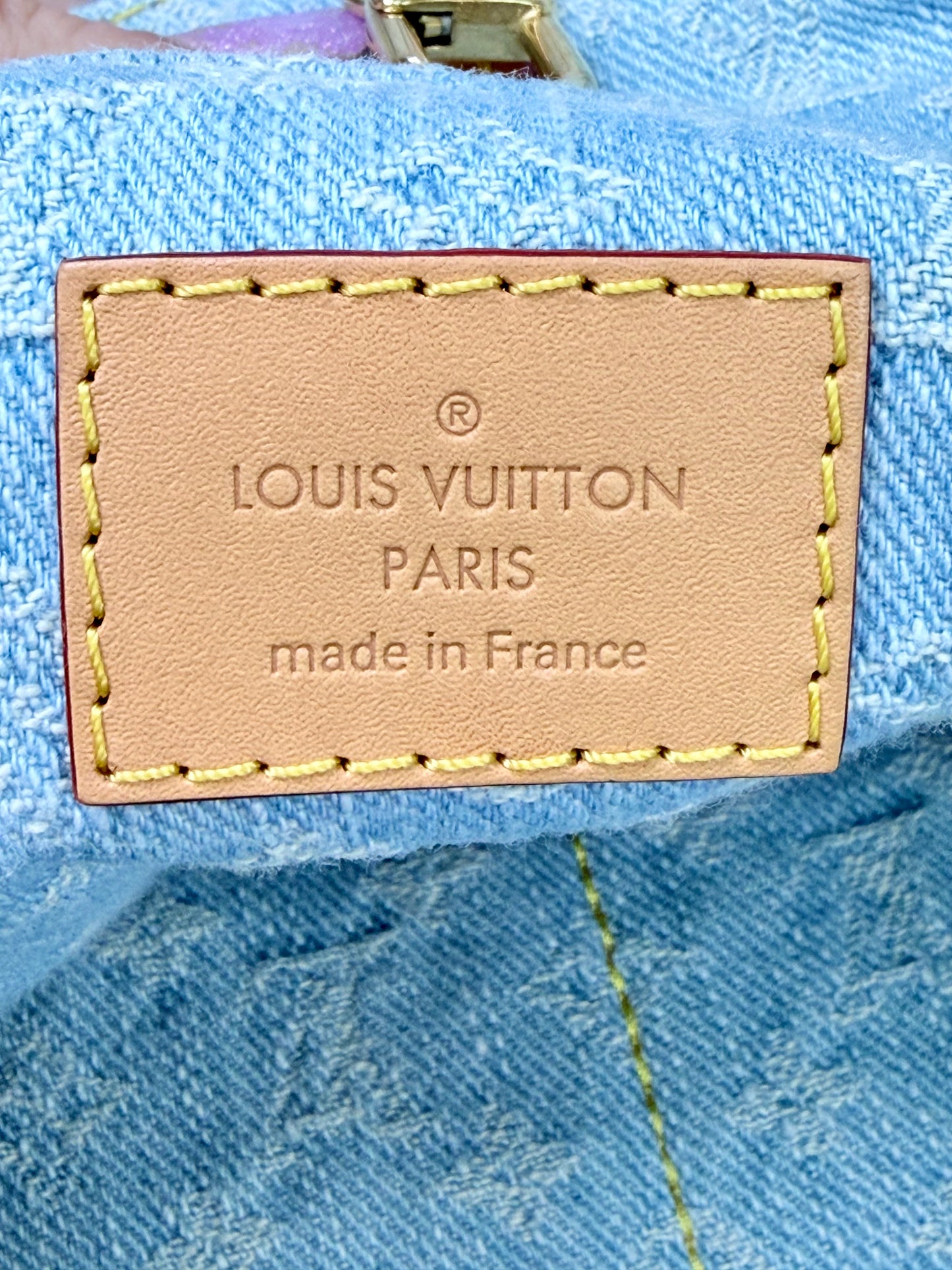 Louis Vuitton OnTheGo Let Go (Sky Blue Denim) - Like New