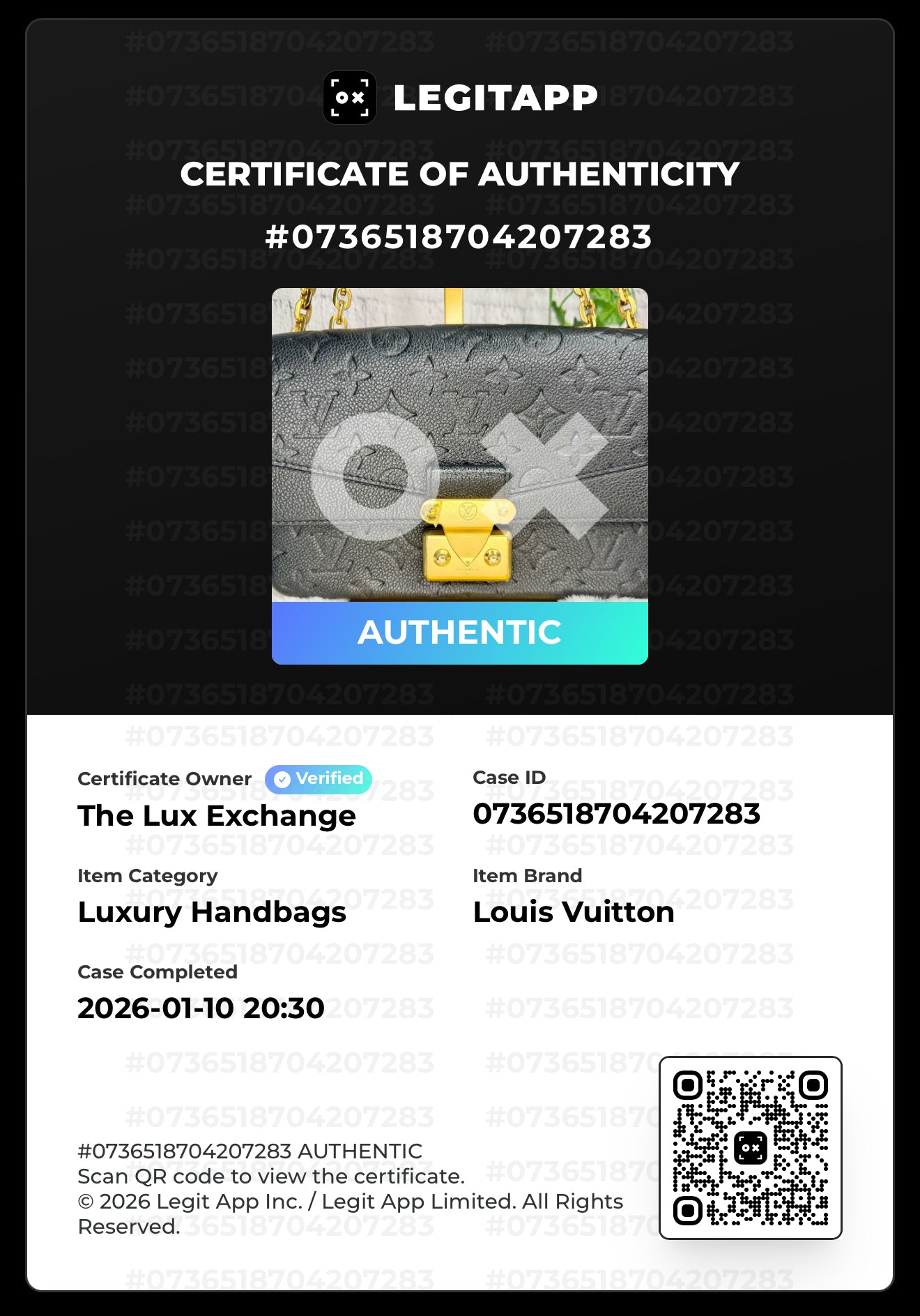 Louis Vuitton Black Empreinte Leather Marceau