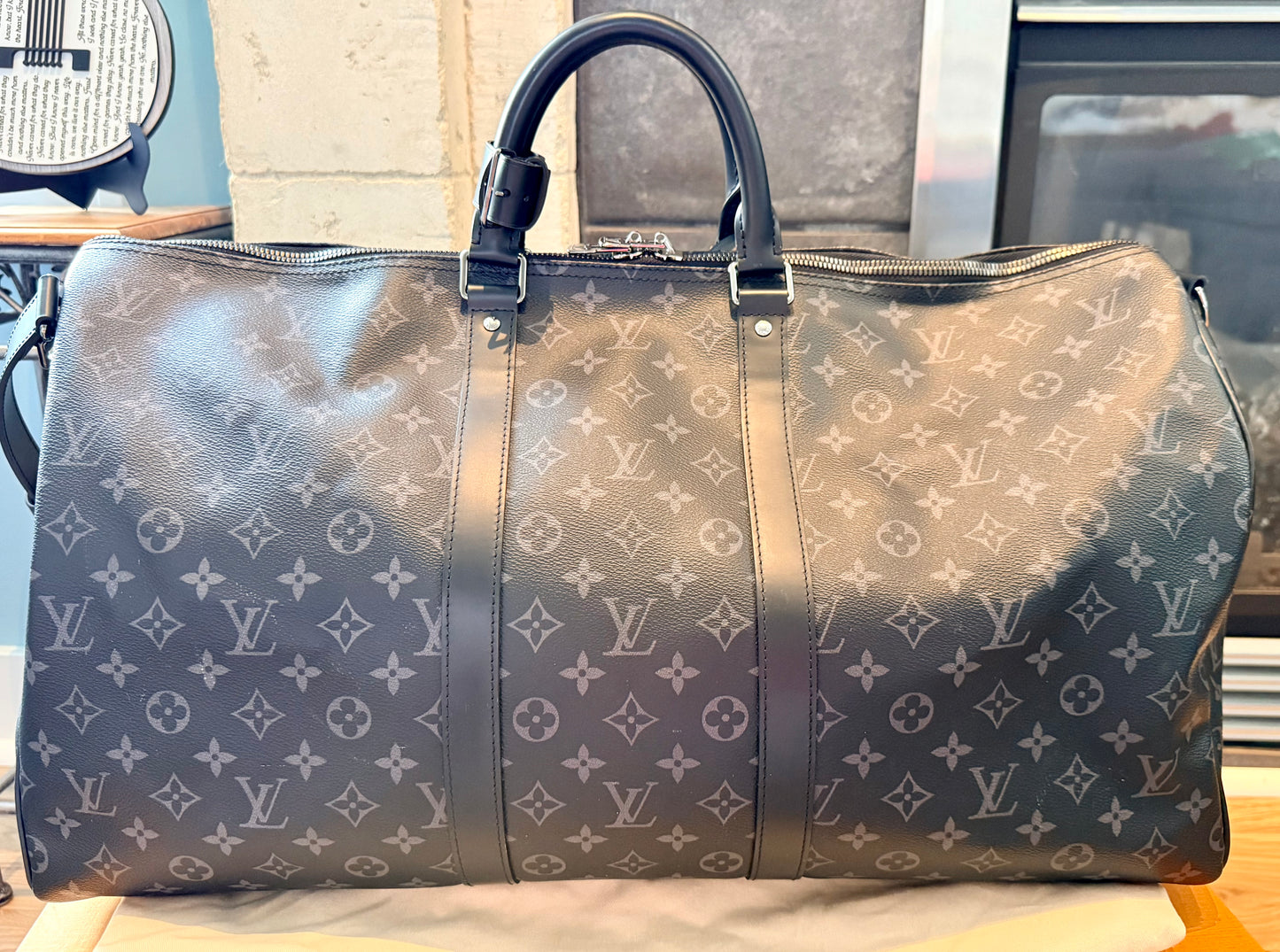 Louis Vuitton Keepall Bandouliere 55 Monogram Eclipse - Great