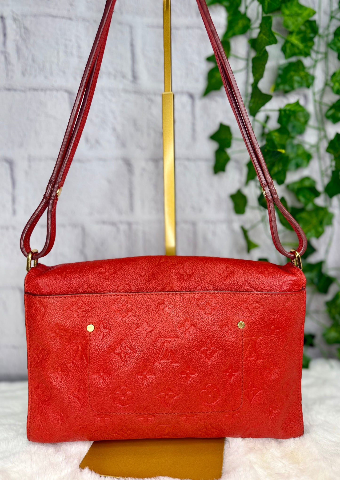 Louis Vuitton Cerise Empreinte Leather Fascinate