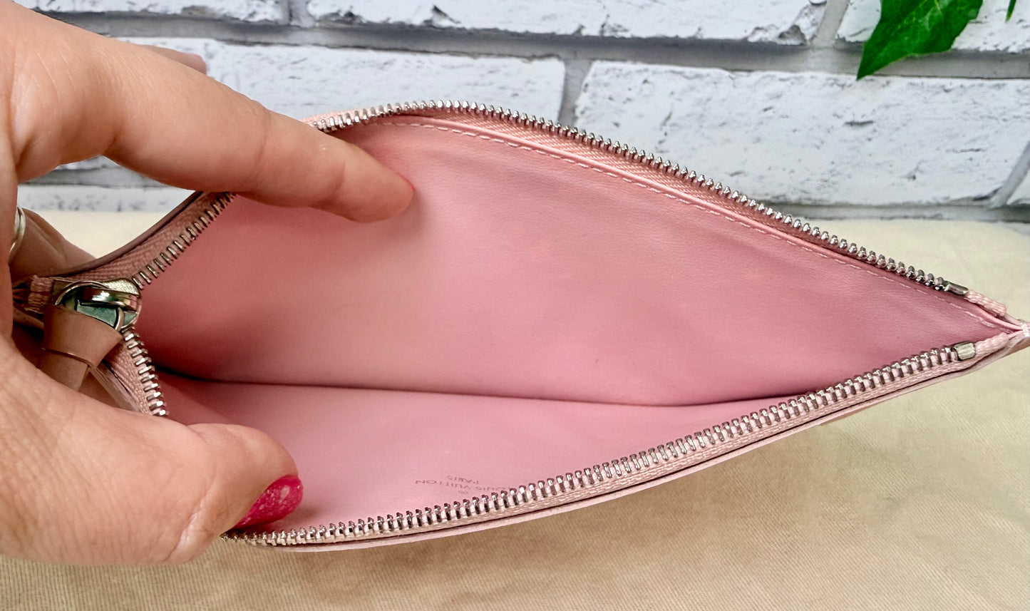 Louis Vuitton Epi Leather Felicie w/ Inserts (Light Pink) - Very Good