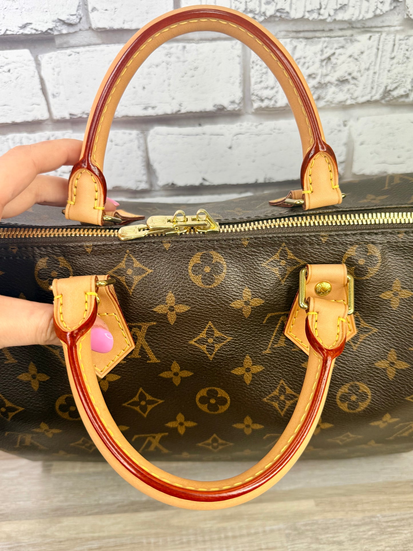 Preowned Louis Vuitton Speedy 30 Bandouliere (Monogram)
