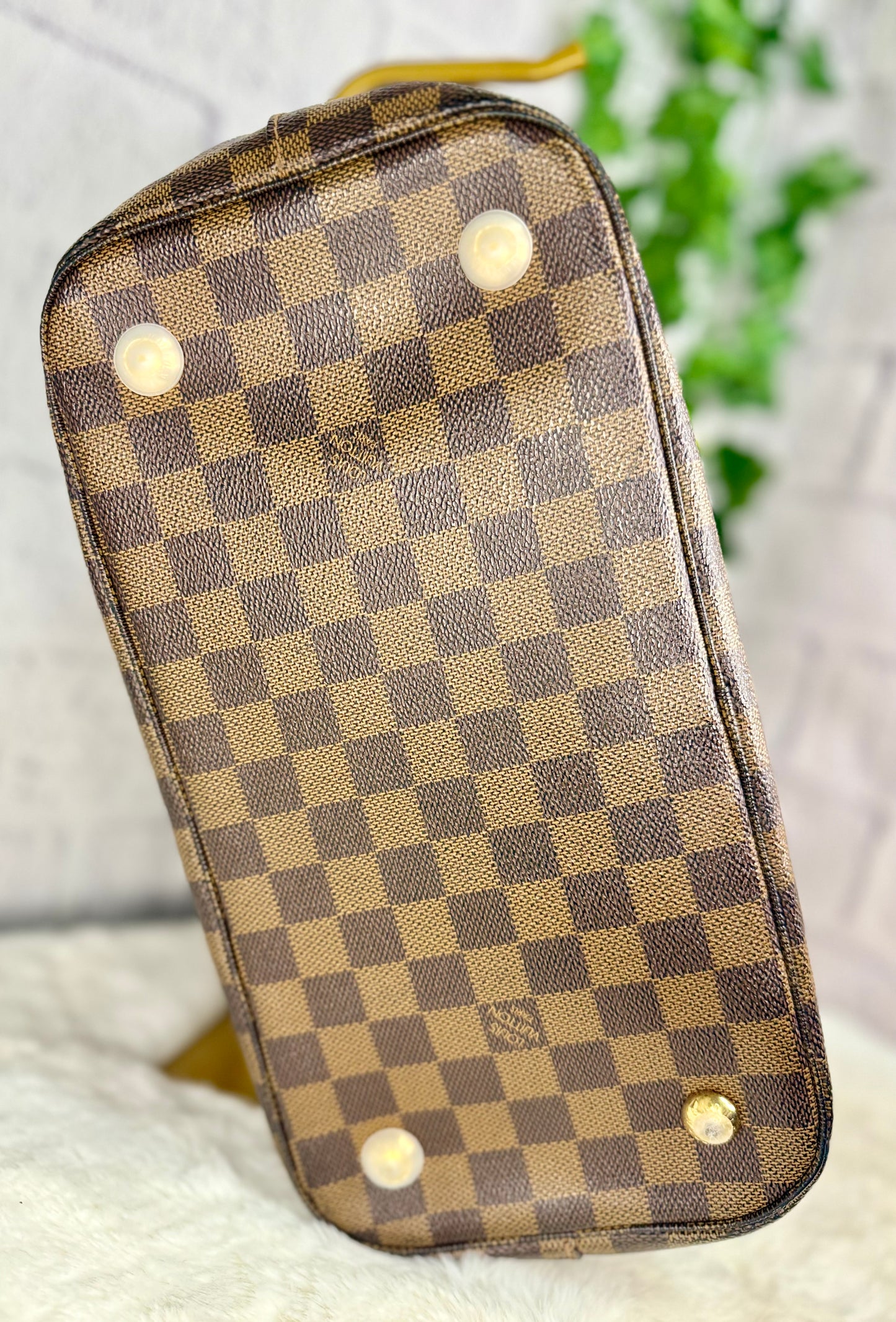 Louis Vuitton Damier Ebene Belmont Zip Tote