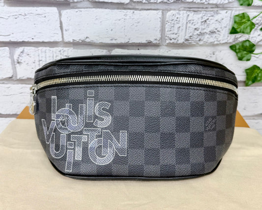 Louis Vuitton Campus Bum Bag (Damier Graphite) - Great/Excellent