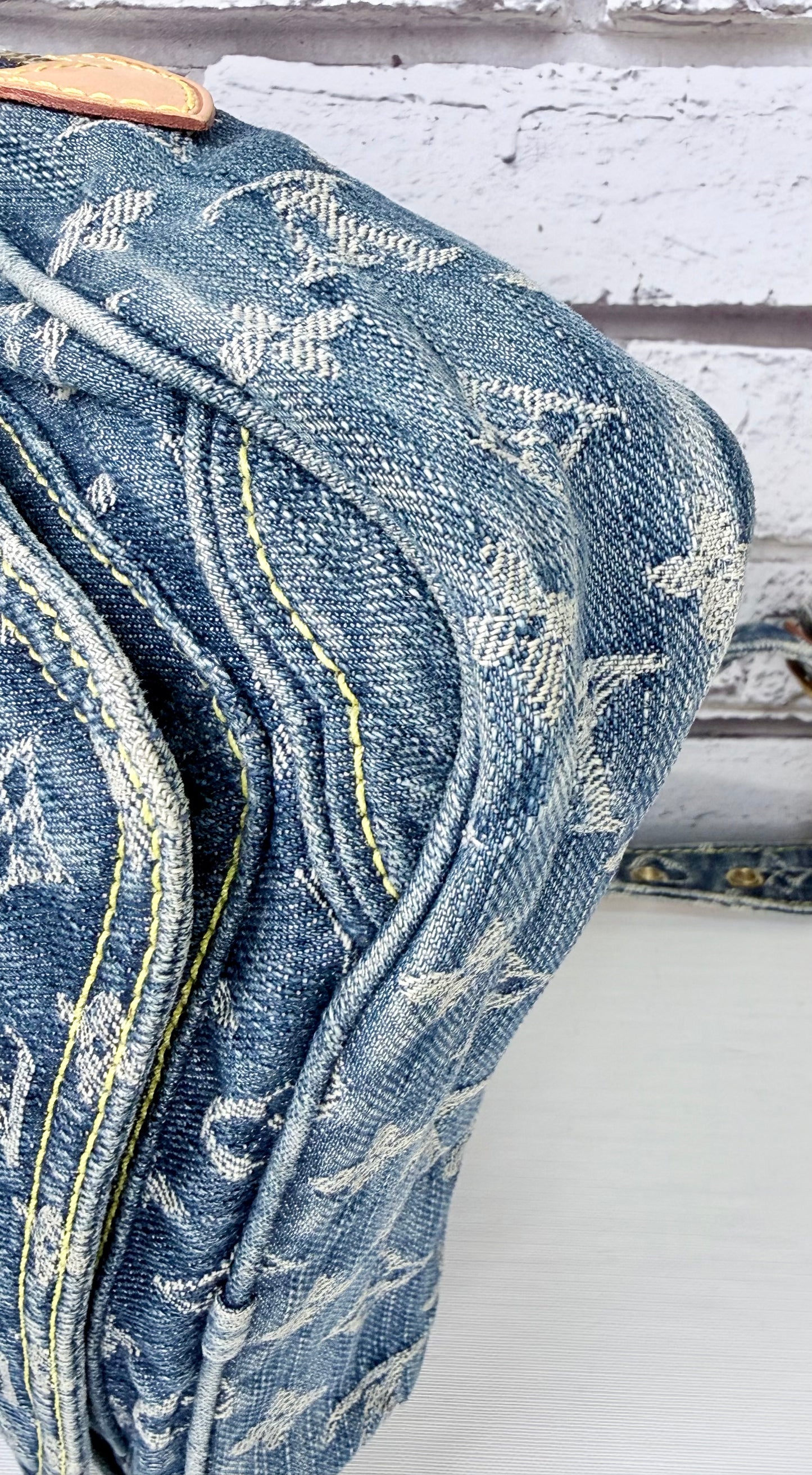 Louis Vuitton Monogram Denim Blue Bum Bag - Great/Excellent