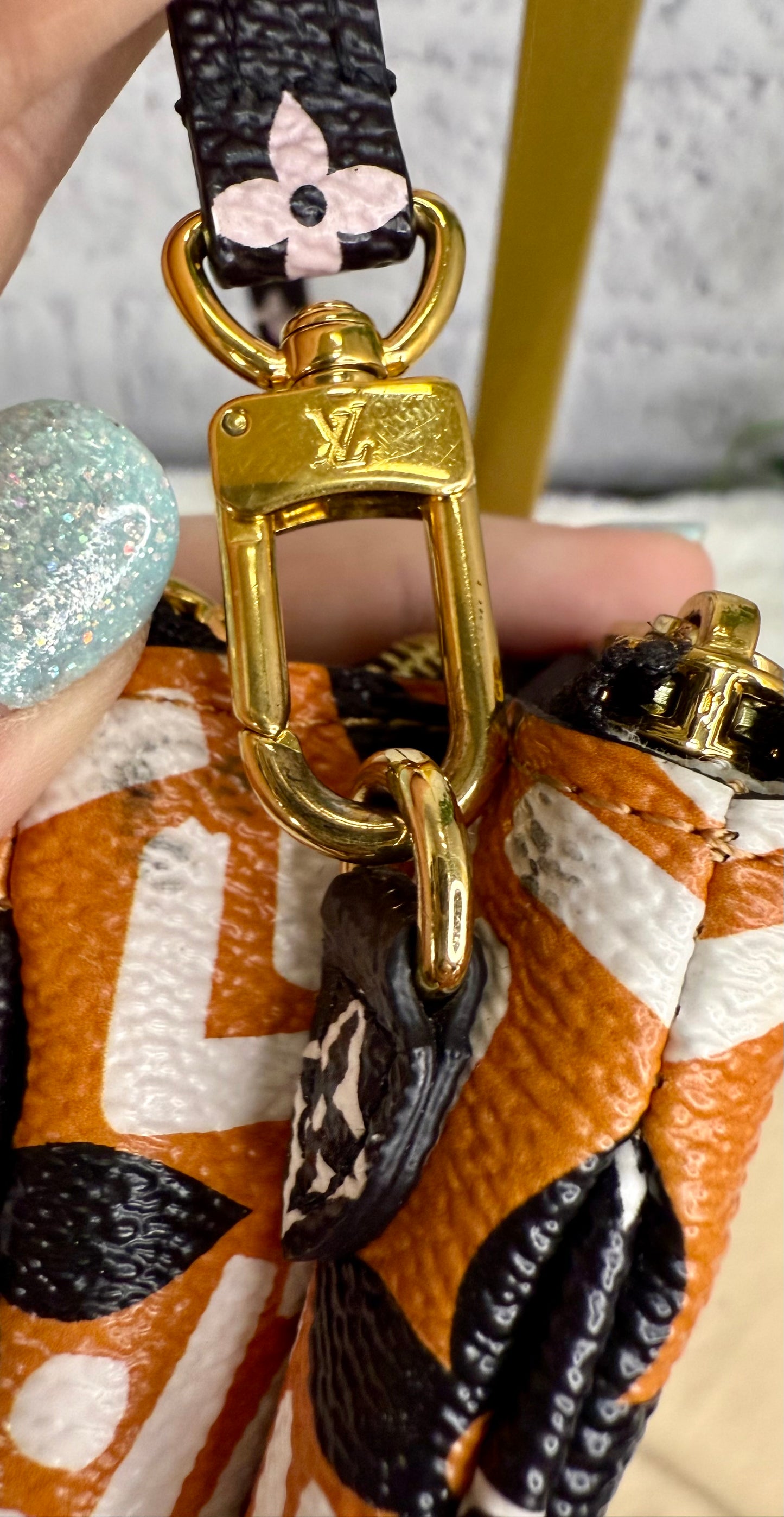 Louis Vuitton Limited Edition Crafty Double Zip Pochette