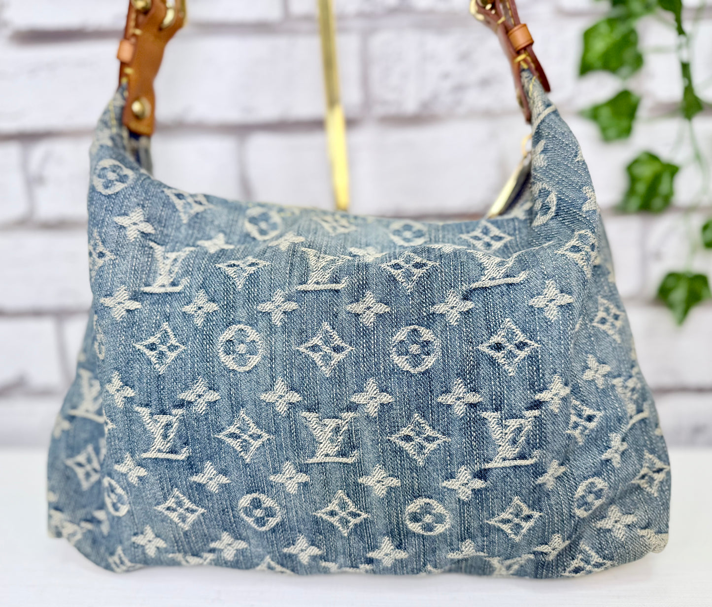 Louis Vuitton Monogram Denim Baggy PM - Great