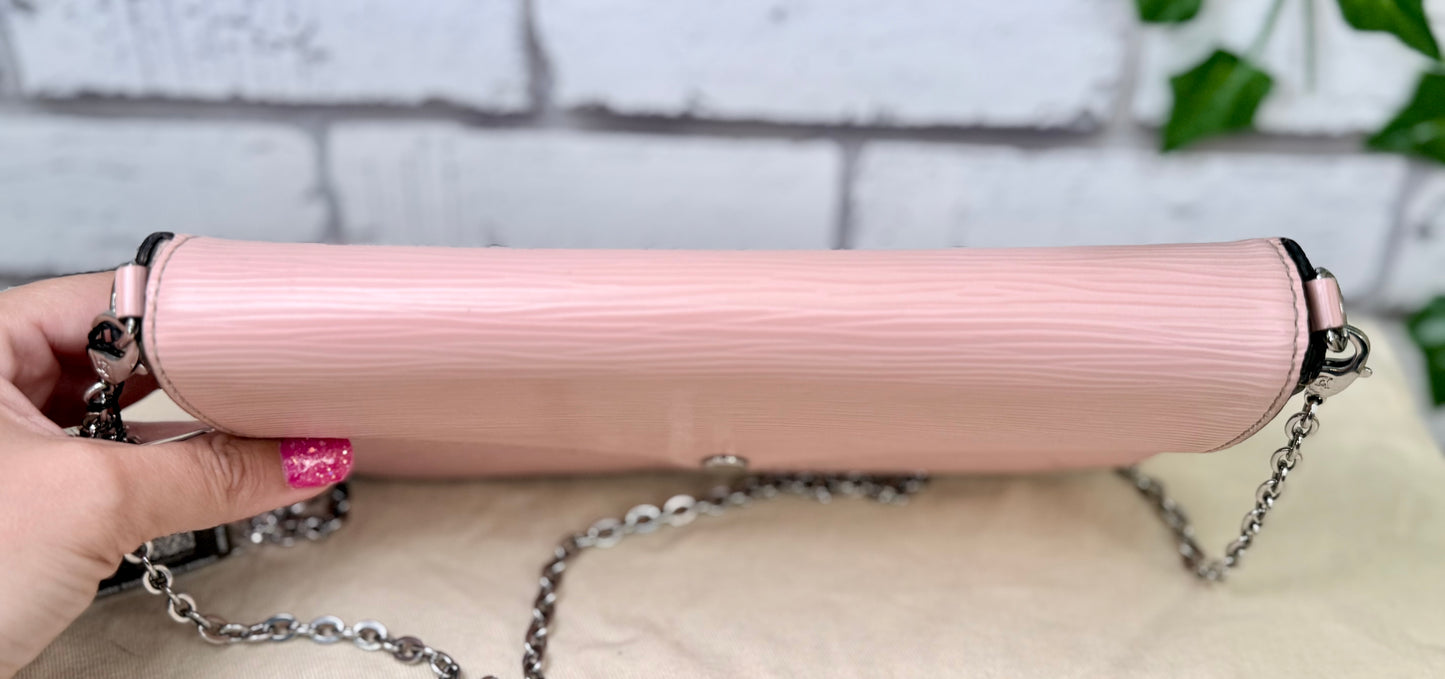 Louis Vuitton Epi Leather Felicie w/ Inserts (Light Pink) - Very Good