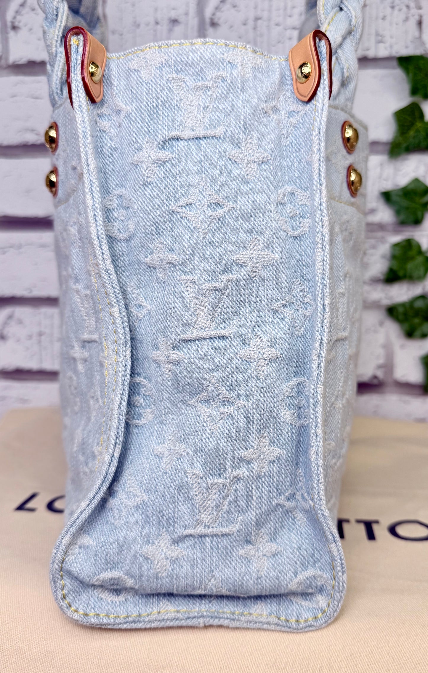 Louis Vuitton OnTheGo Let Go (Sky Blue Denim) - Like New