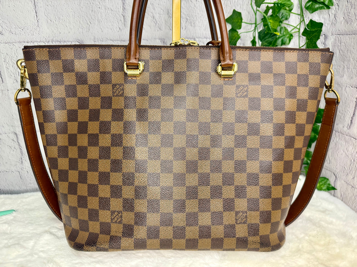 Louis Vuitton Damier Ebene Belmont Zip Tote