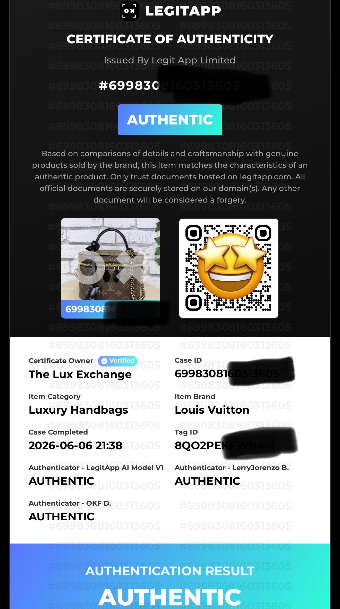 Louis Vuitton Vanity PM - Excellent