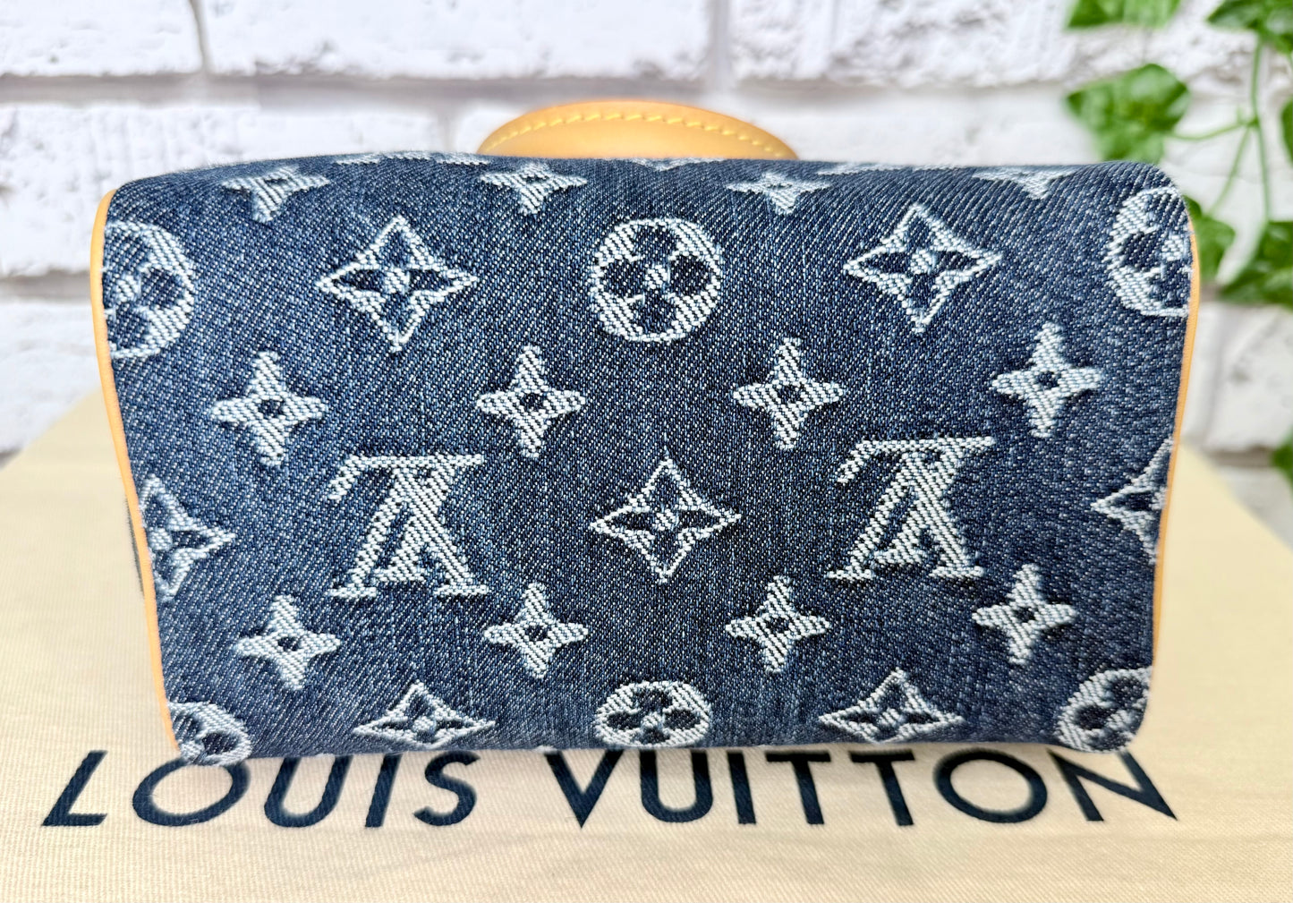 Louis Vuitton Speedy 18 Bandouliere (Denim Monogram Heritage) - New