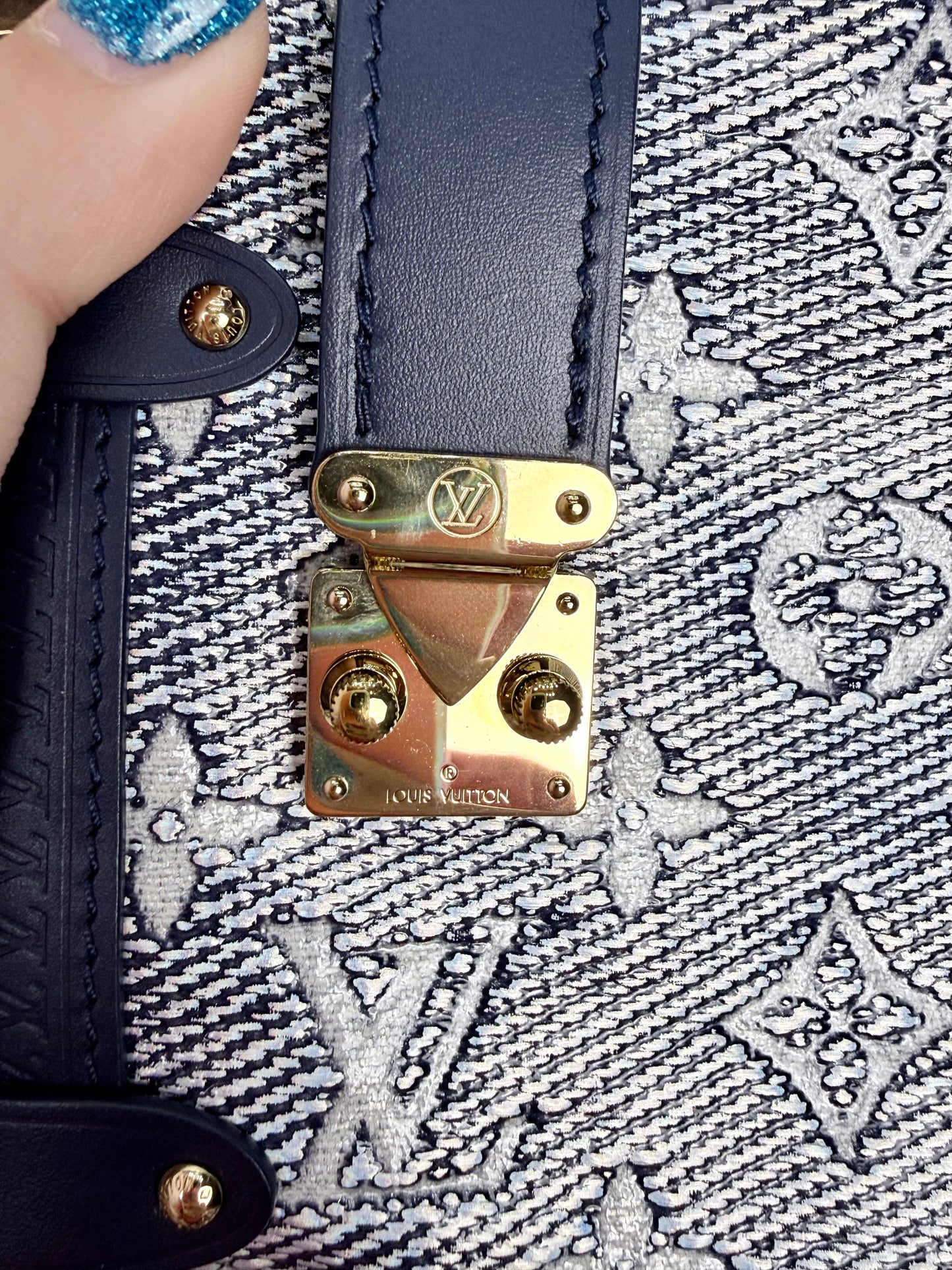Louis Vuitton Limited Edition MonoGLAM Side Trunk MM - Excellent
