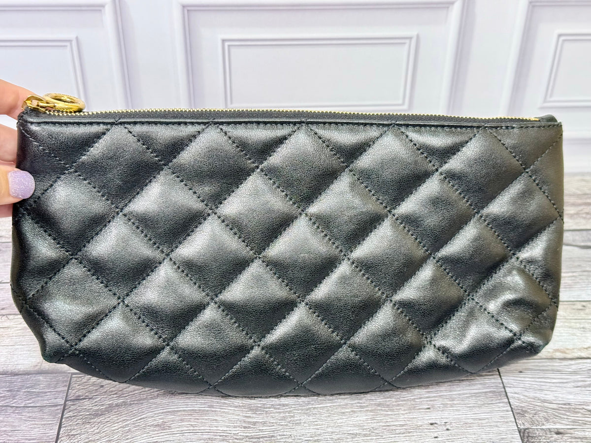 Saint Laurent iCare Maxi Tote (Black Lambskin) - Like New