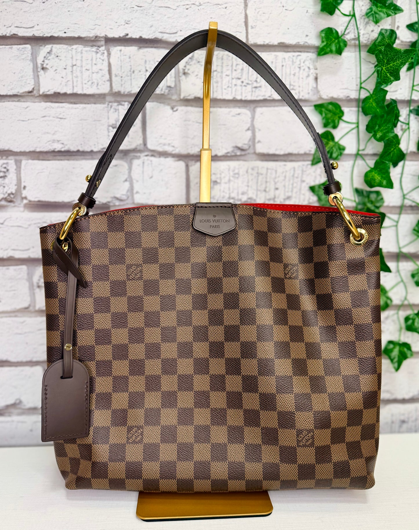 Louis Vuitton Graceful PM (Damier Ebene) - Like New