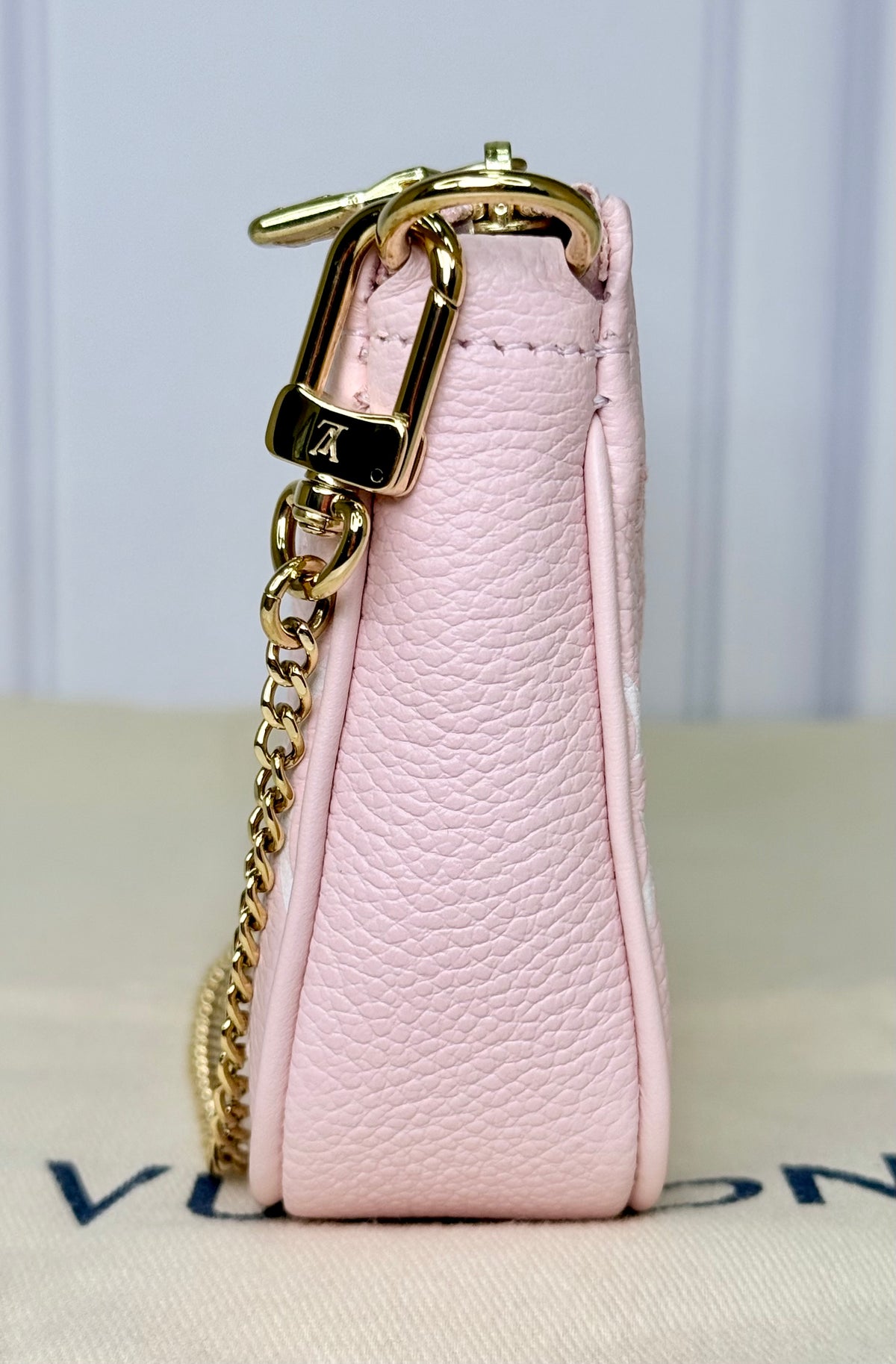 Louis Vuitton Broderies Mini Pochette Accessories (Pink) - New