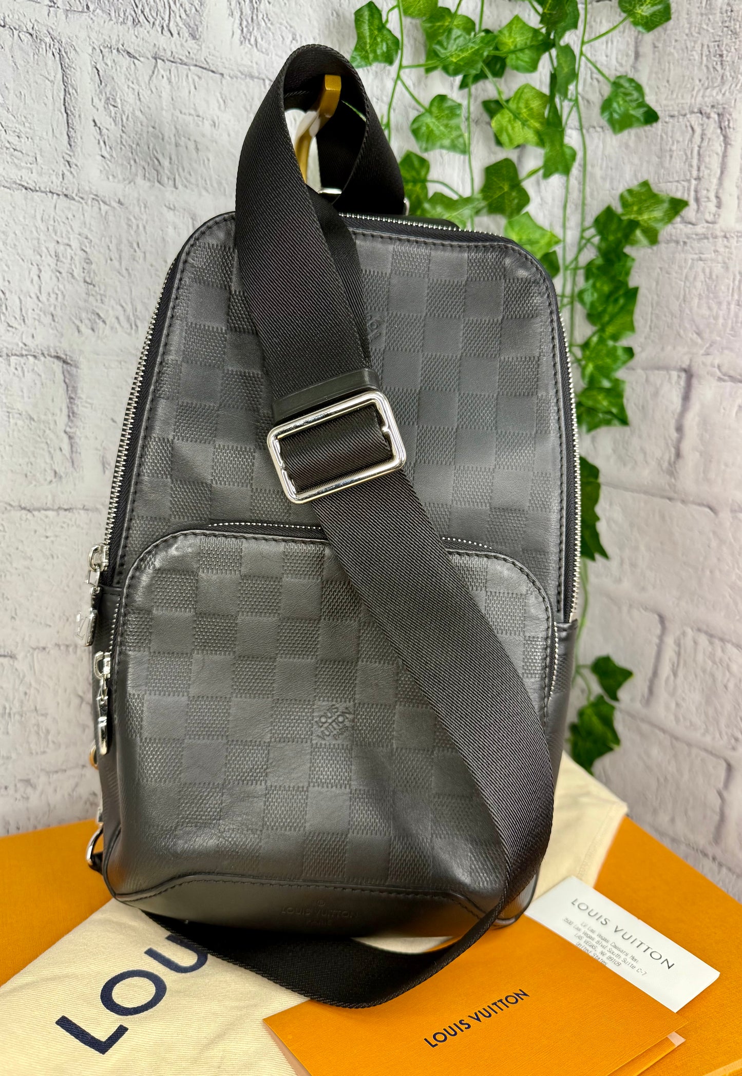 Louis Vuitton Damier Infini Onyx Avenue Sling Bag