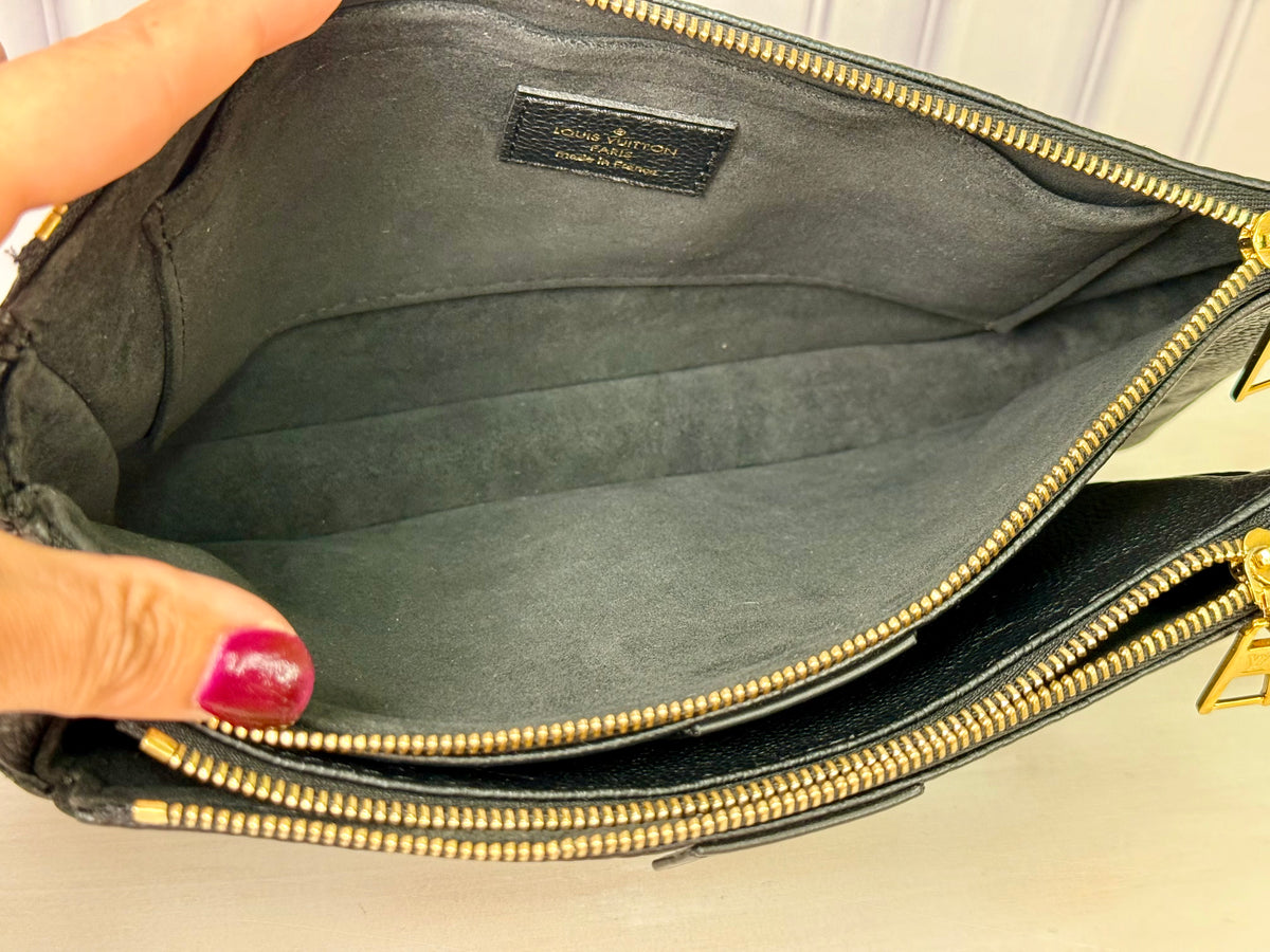 Louis Vuitton Empreinte Leather Multi Pochette (Black) - Super Excellent