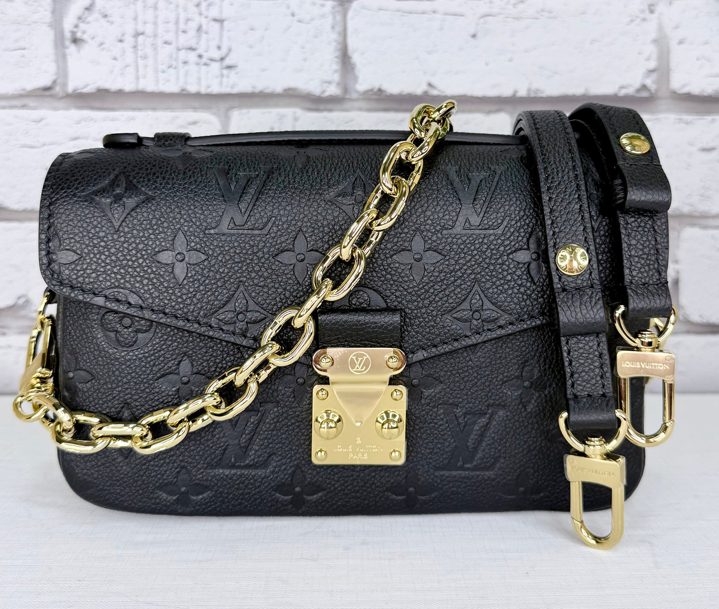 Louis Vuitton Empreinte Leather Metis East West (Black) - Like New/Unused