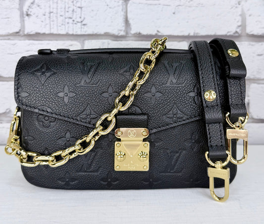 Louis Vuitton Empreinte Leather Metis East West (Black) - Like New/Unused