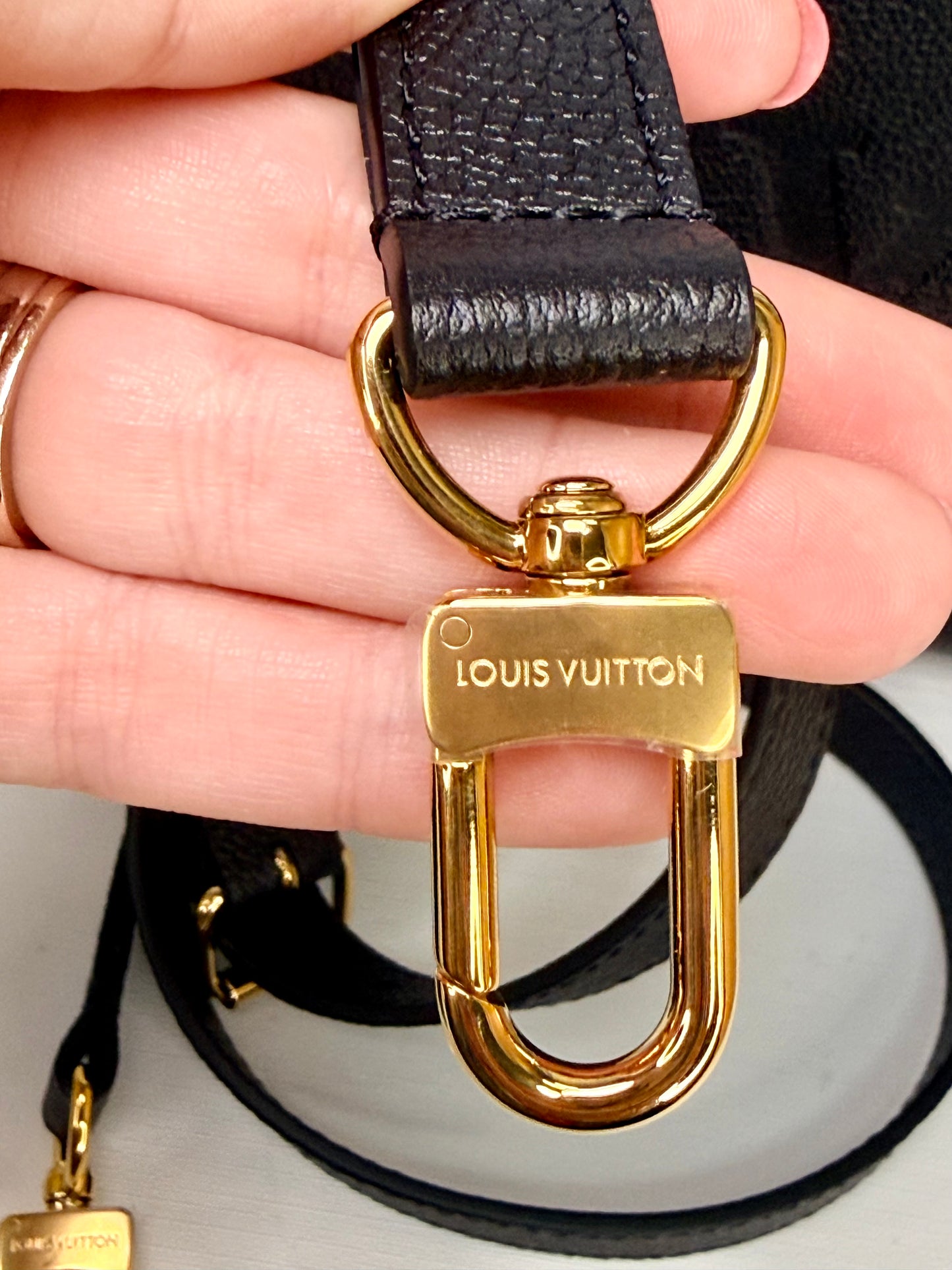 Louis Vuitton Black Empreinte On The Go PM