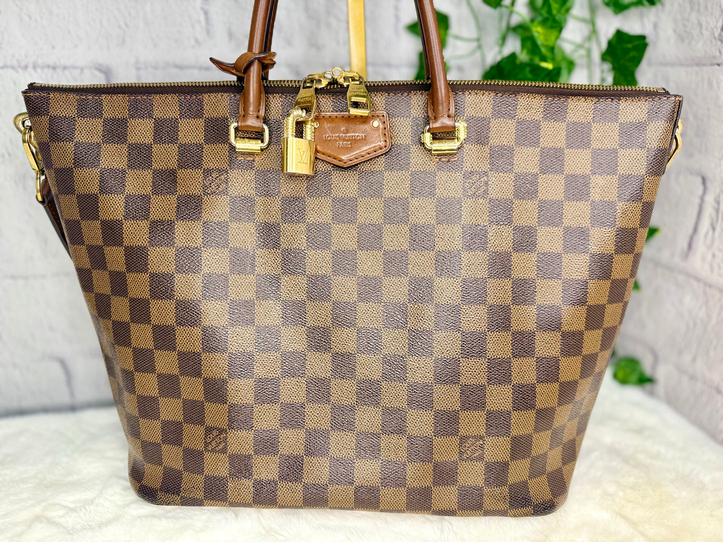 Louis Vuitton Damier Ebene Belmont Zip Tote
