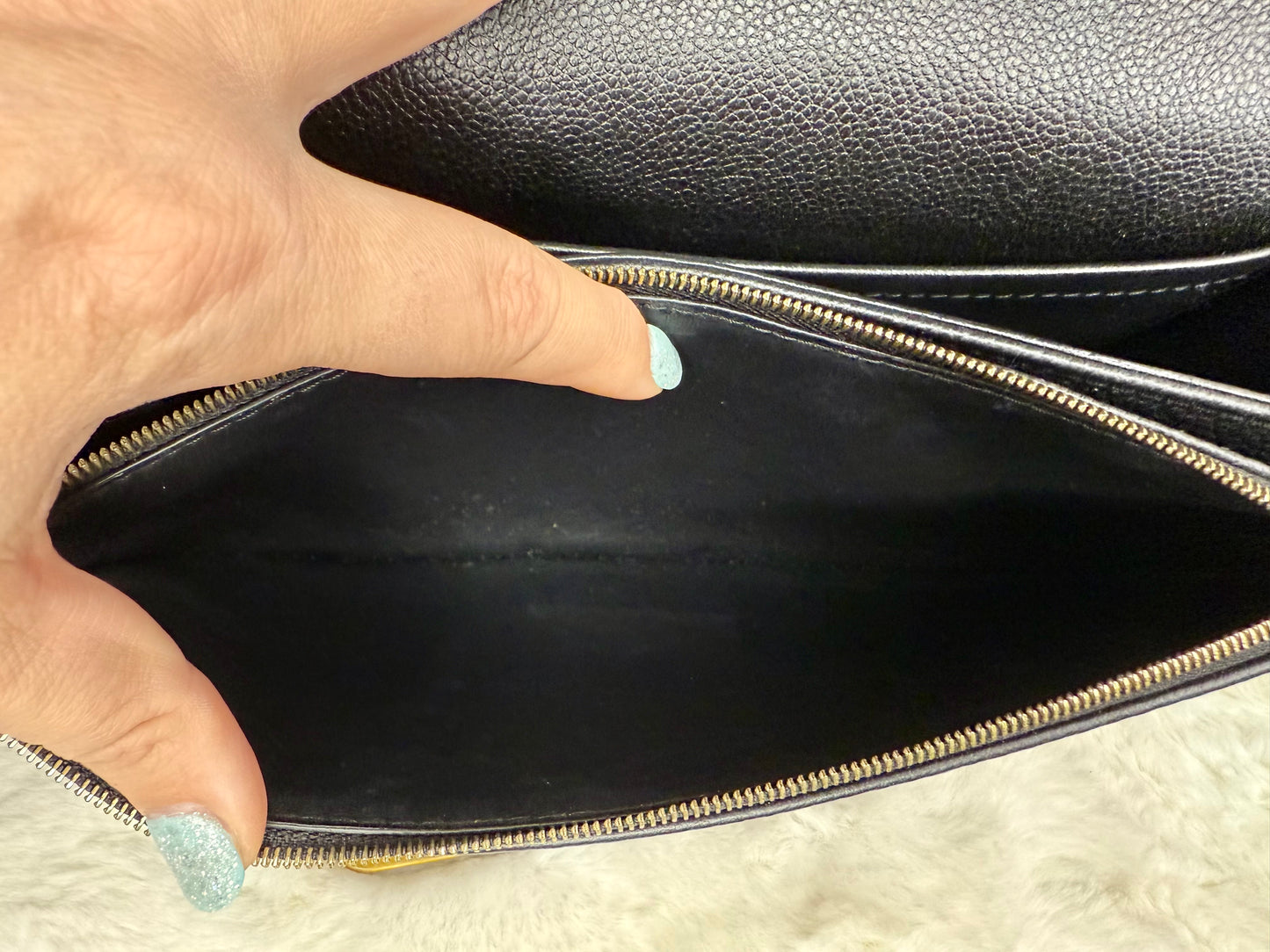 Louis Vuitton Black Empreinte Leather Marceau