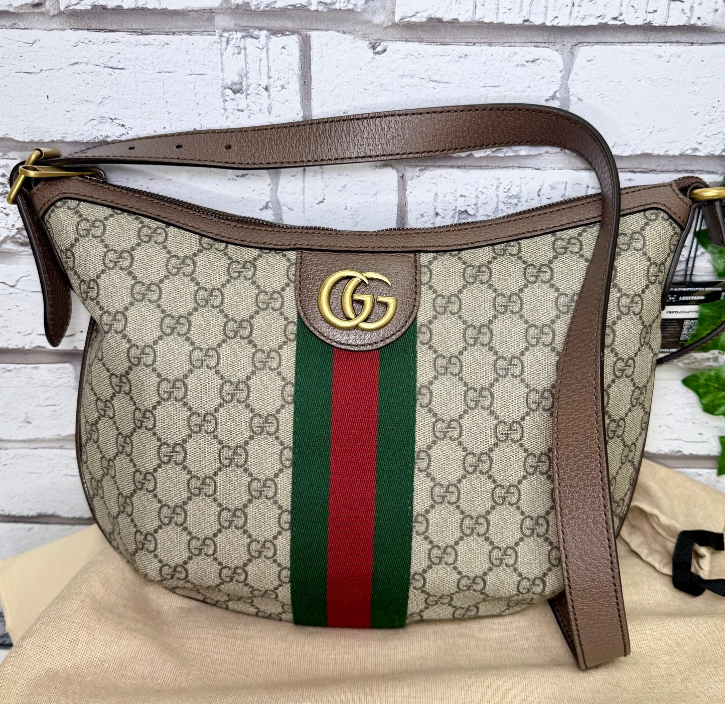 Gucci Supreme Ophidia Hobo Small & Coin Pouch Set - Excellent/New