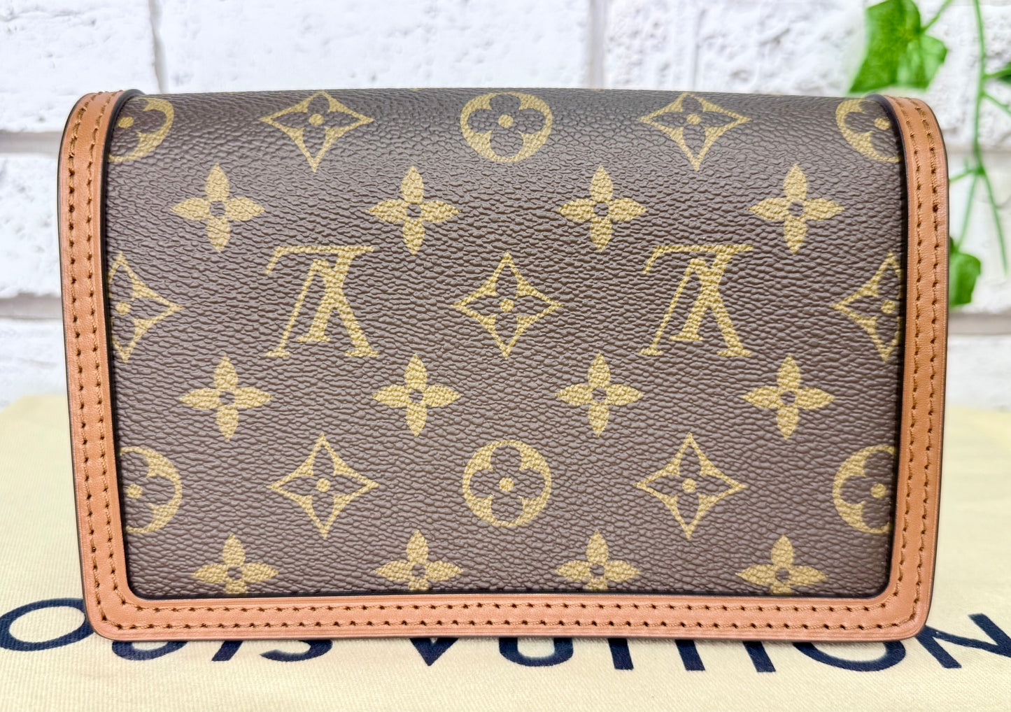 Louis Vuitton Chain Dauphine (Reverse Monogram) - Pristine