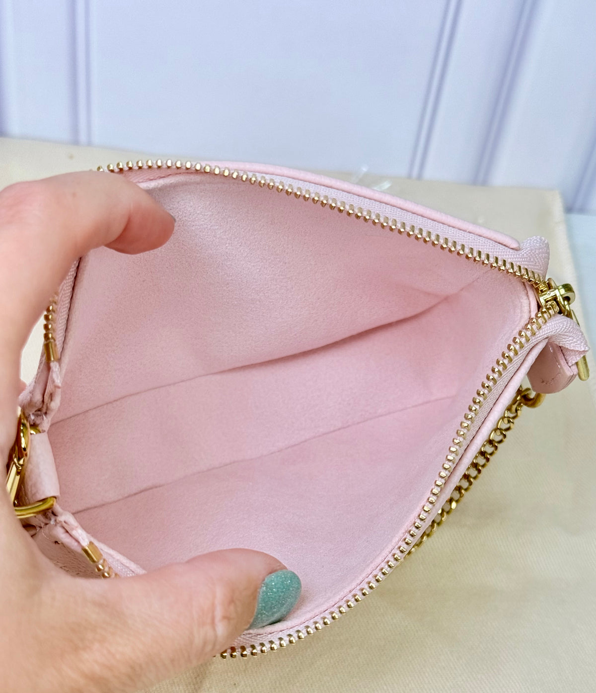 Louis Vuitton Broderies Mini Pochette Accessories (Pink) - New