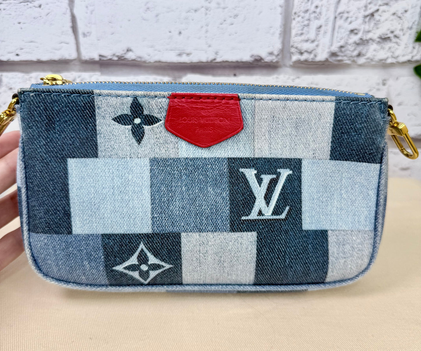 Louis Vuitton Multi Pochette Accessoires (Denim) - Excellent