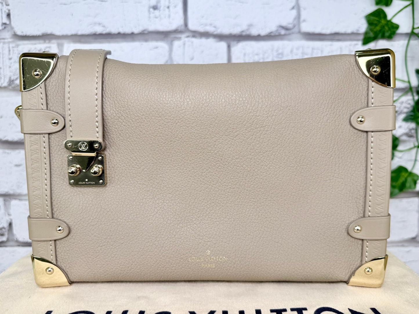 Louis Vuitton Side Trunk MM (Taupe) - Excellent